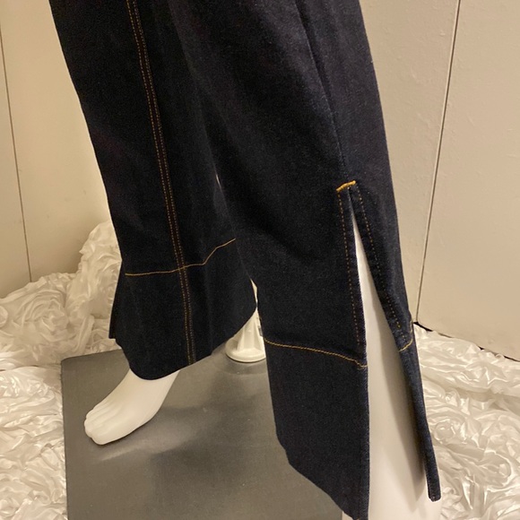 Versailles Side Split Bootcut Jeans - Rinse Blue Wash - Picture 3 of 8